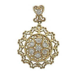 Vintage gold pendant